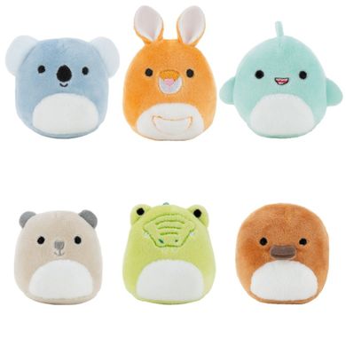 Squishville by Squishmallows, Down Under Squad, mini maskotki, 6 szt.