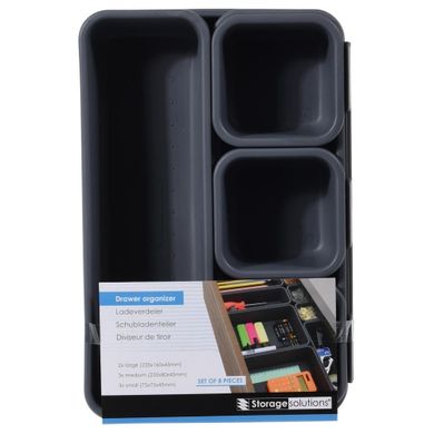 Storage Solutions, organizer do szuflady, 8 elementów