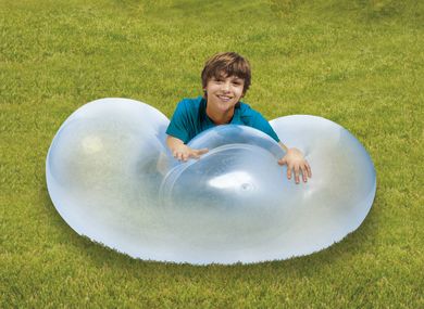 Super Wubble, bańkopiłka bez pompki, niebieska