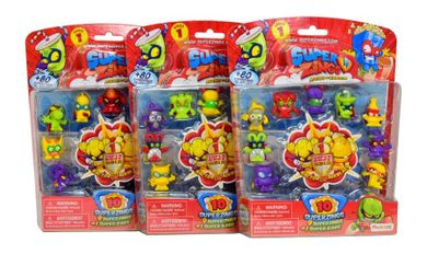 SuperZings, zestaw figurek, 10 szt.