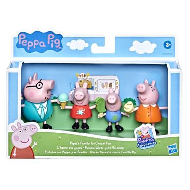 Świnka Peppa, Czas na lody, zestaw 4 figurek