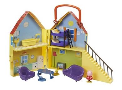 Świnka Peppa, Domek, akcesoria + figurka