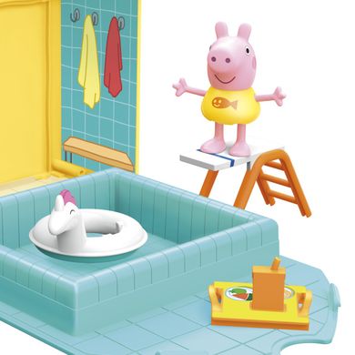 Świnka Peppa, Zabawa na basenie, zestaw z figurką i akcesoriami