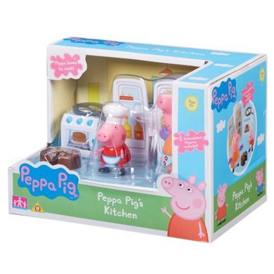 Świnka Peppa, zestaw kuchnia z figurkami i akcesoriami