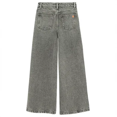 Szare spodnie jeansowe wide leg Cool Club