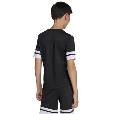 T-shirt dziecięcy, czarny, Adidas Squadra