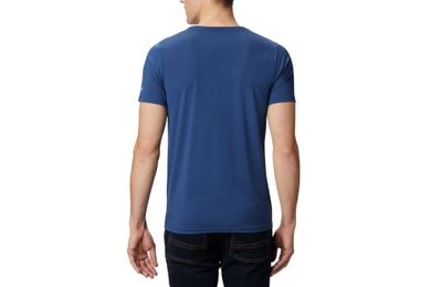 T-shirt męski, niebieski, Columbia Terra Vale II SS Tee