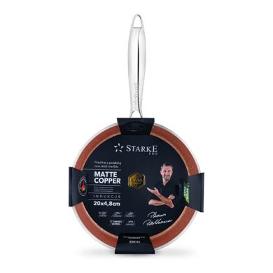 Tadar, Copper Matte, patelnia non-stick, indukcja, 20-4,8 cm