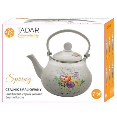 Tadar, Herbal, czajnik emaliowany, 1,5 l