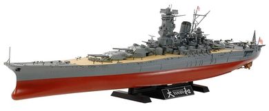 Tamiya, Japanese Battleship Yamato, okręt, model do składania, 1:350
