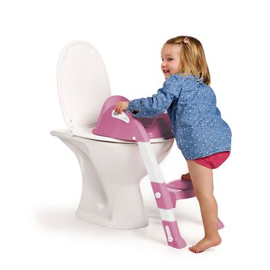 Thermobaby, nakładka na WC ze stopniem, różowa
