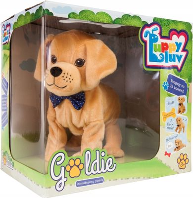 TM Toys, Goldie, piesek interaktywny, 26 cm