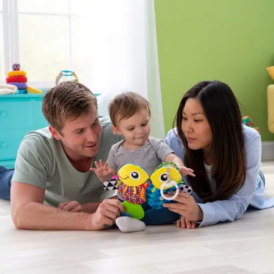 Tomy, Lamaze, miękka książeczka sensoryczna, rybka