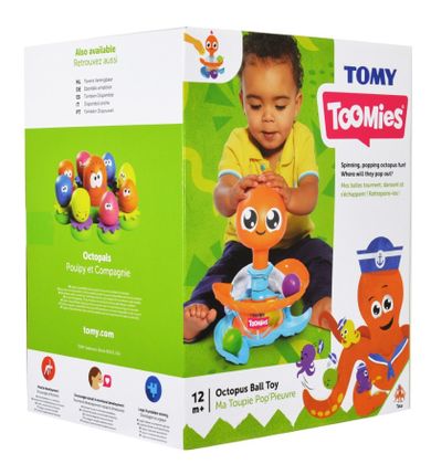 Tomy Toomies, ośmiorniczka z piłkami, zabawka niemowlęca