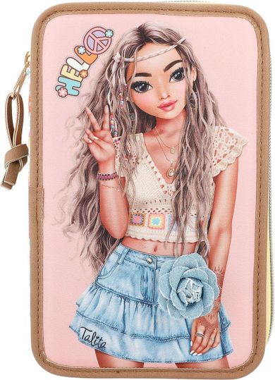 Top Model, Hippie Heart, piórnik potrójny, z wyposażeniem