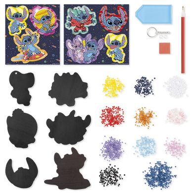 Totum, Lilo i Stitch, zestaw kreatywny 3w1, diamentowe magnesy, bransoletki, malowanie odlewów gipsowych