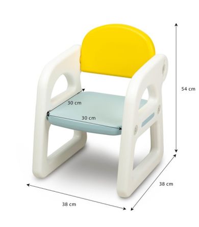 Toyz, Ted, tablica edukacyjna z krzesełkiem, yellow