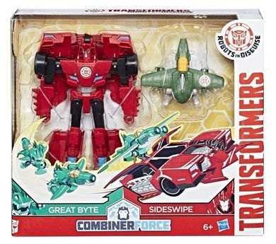Transformers, Combiner Force Activator, Great Byte & Sideswipe, zestaw 2 figurek