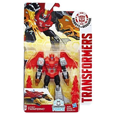 Transformers, Robots in Disguise Warriors, Autobot Twinferno, figurka, 13 cm