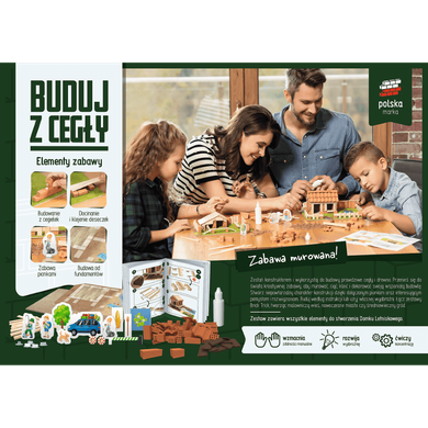 Trefl, Buduj z cegły, Domek Letniskowy, zestaw kreatywny