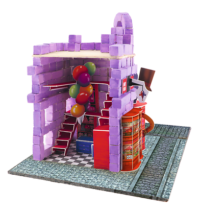 Trefl, Buduj z cegły, Harry Potter, Weasley & Weasley Shop, zestaw kreatywny