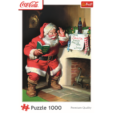Trefl, Coca-Cola, Święty Mikołaj, puzzle, 1000 elementów
