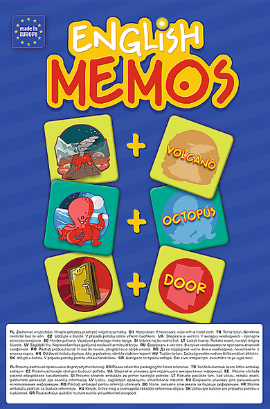 Trefl, English Memos, gra edukacyjna