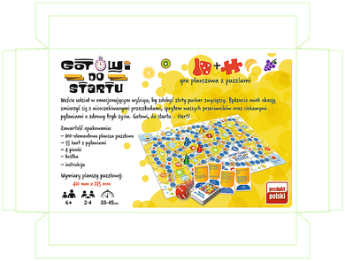 Trefl, Gotowi do startu, gra planszowa z puzzlami