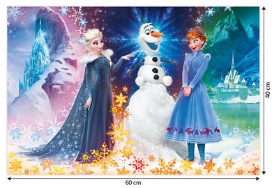 Trefl, Kraina Lodu, W świetle gwiazd, puzzle, 24 elementy