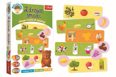 Trefl, Mały Odkrywca, Zdrowe smaki, gra edukacyjna
