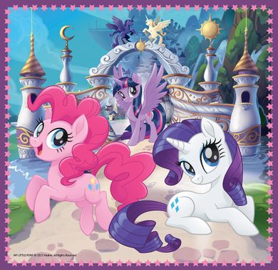 Trefl, My Little Pony, Magia przyjaźni, puzzle 3w1, 106 elementów