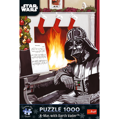Trefl, Premium Plus, Star Wars, Święta z Darth Vader, puzzle, 1000 elementów