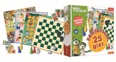 Trefl, Rodzina Treflików, Rodzinne granie, Kalejdoskop 25 gier, gra familijna