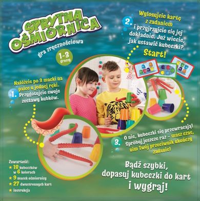 Trefl, Sprytna Ośmiornica, wersja polska, gra zręcznościowa