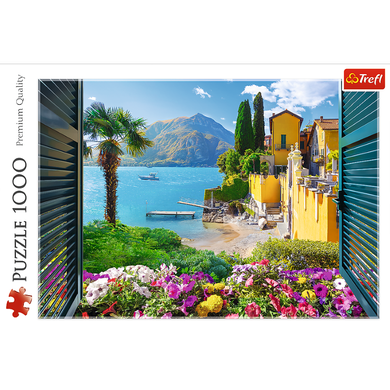 Trefl, Widok na jezioro Como, puzzle, 1000 elementów