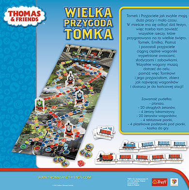 Trefl, Wielka przygoda Tomka, gra planszowa