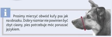 Trixie, kaganiec plastikowy, rozmiar L