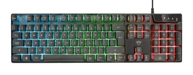 Trust, Azor Gaming Keyboard Us, klawiatura, GXT835