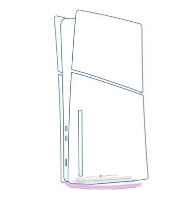 Trust, pionowa podstawka do PlayStation 5, GXT 229, LED, biała