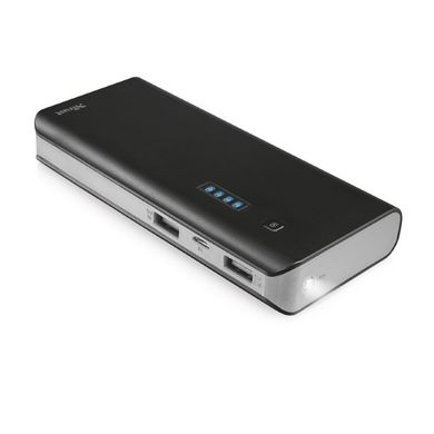 Trust, Urban Primo, powerbank, 13000mAh, microUSB, USB 2.0, czarny, 21689