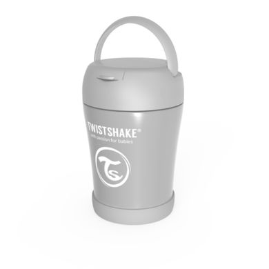 Twistshake, pojemnik termiczny na jedzenie, szary, 350 ml