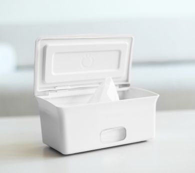 Ubbi, pojemnik na mokre chusteczki, white