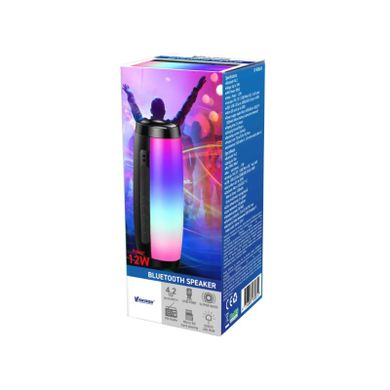 Vakoss, głośnik bezprzewodowy, bluetooth, LED, SP-B2862K
