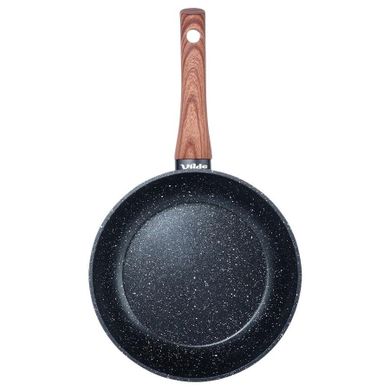 Vilde, Black&Wood, patelnia granitowa, 20 cm