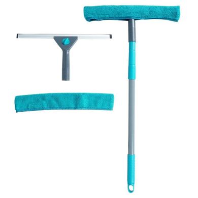 Vilde, mop do okien teleskopowy ze ściągaczką, 57-128 cm, 4 elementy