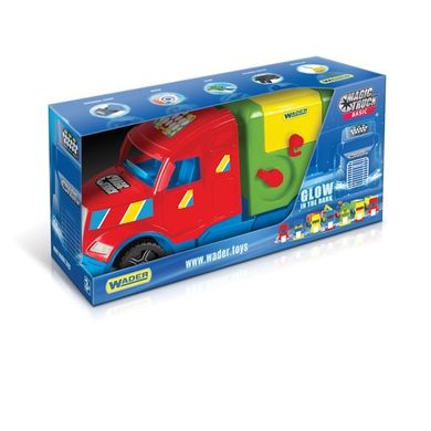 Wader, Magic Truck Basic, Śmieciarka kontenerkoparka