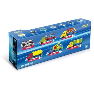 Wader, Magic Truck Basic, Wywrotka, pojazd świecący w ciemności