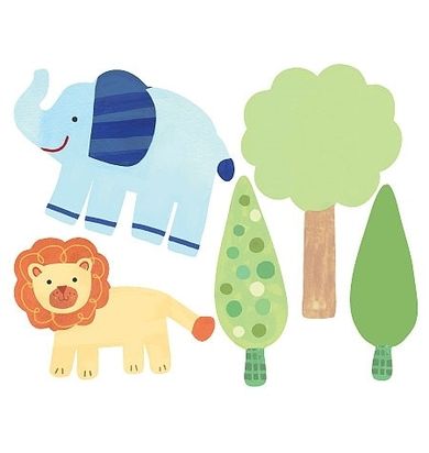 Wallies, Zwierzęta Zoo, naklejki na ścianę
