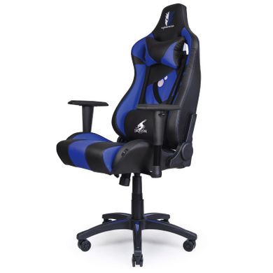 Warrior Chairs, fotel gamingowy, Dragon, niebieski