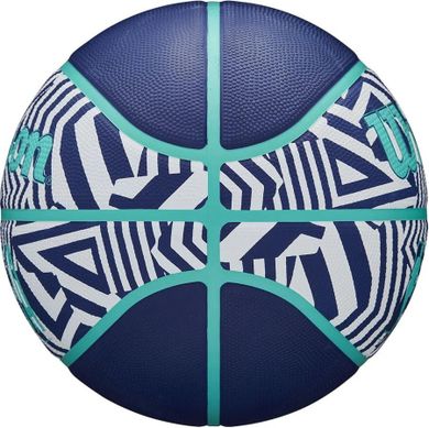 Wilson, NBA DRV Plus Dazzle Camo, piłka do koszykówki, indigo, rozmiar 5